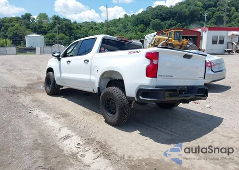 2022 Chevrolet Silverado 1500 Ltd 4Wd Short Bed Custom Trail Boss from USA, damaged, VIN 1GCPYCEK2NZ173797